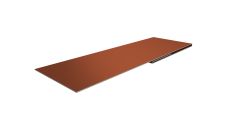 Планка финишная 48х25 0,5 Velur X RAL 8004 терракота (2м)