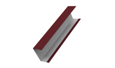 Крышка жалюзи Milan, Tokyo (для калиток, ворот) 0,5 Satin Matt TX RAL 3005 красное вино (2м)