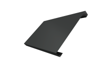 Ламель лицевая 200 забора жалюзи Texas Grand Line 0,5 PurLite Matt RAL 7016 антрацитово-серый