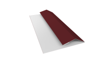 Планка финишная Блок-Хаус новый Grand Line 0,45 ПЭ с пленкой RAL 3005 красное вино (2м)