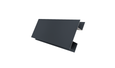 Планка H-образная Экобрус Grand Line 0,5 PurLite Matt RAL 7024 мокрый асфальт (2м)