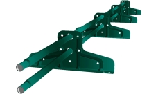 Снегозадержатель Стандарт Т4 d 25 RAL 6005 (3м)