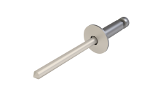 Заклёпка вытяжная Daxmer 4,8х21х14 (200шт) нерж/нерж RAL 9001