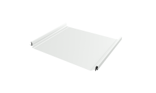 Кликфальц Про Grand Line 0,45 Drap ТХ с пленкой на замках RAL 9003 сигнальный белый