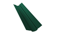 Планка ендовы верхней фигурной 70х70 Grand Line 0,45 PE-Double с пленкой RAL 6005 зеленый мох (2м)
