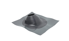 Проходной элемент MF угловой №3.1 (280-460мм) +240 силиконовый (металлический окрашенный фланец) серый