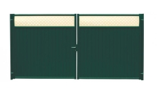 Ворота Estet Plus 2,0х3,6 RAL 6005/1014