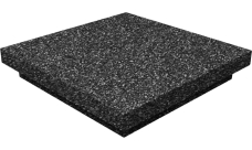 Колпак на столб плоский 390х390мм 0,45 Базальт Эспрессо