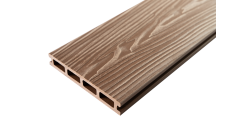 Террасная доска ДПК Grand Line 150х25мм 3D Винтаж Орех 6м