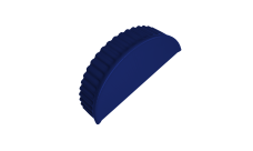 Заглушка торцевая 0,45 PE RAL 5002 ультрамариново-синий