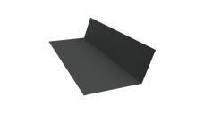 Планка примыкания 150х250 0,45 Drap RAL 7016 антрацитово-серый (2м)