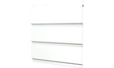 Софит металлический Классик v01 Grand Line без перфорации 0,45 PE-Double с пленкой RAL 9003 сигнальный белый