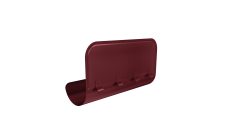 Ограничитель перелива GL PU 125/90 RAL 3005 красное вино