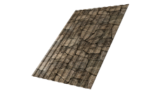 Профнастил С8A v01 0,45 Print Elite King Stone TwinColor