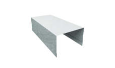 Крышка для забора из сайдинга (Блок-хаус new) 0,5 Zn (2,5м)