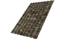 Профнастил С20B Grand Line 0,45 Принт Элит Камень TwinColor