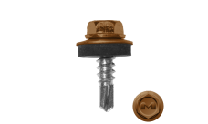 Саморез по металлу Daxmer 5,5х19 (250шт) сверло №3 RAL 8001