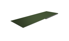 Планка финишная 48х25 Grand Line 0,5 Satin Matt TX RAL 6020 хромовая зелень (2м)