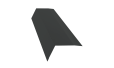 Планка карнизная 100х65 Grand Line 0,5 Velur RAL 7016 антрацитово-серый (2м)