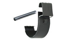 Соединитель желоба GL PU Matt 125 мм RAL 7024 мокрый асфальт