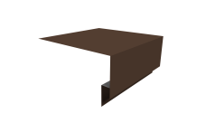 Планка околооконная сложная Блок-Хаус new 200х75х27 Grand Line 0,45 Drap ST RAL 8017 шоколад (2м)