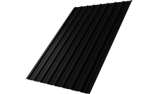 Профнастил С10A Grand Line 0,5 PurLite Matt RAL 9005 черный