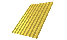 Профнастил С20A Grand Line 0,45 PE RAL 1018 цинково-желтый