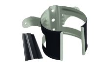 Кронштейн трубы на дерево Grand Line PE 90 мм RAL 7024 мокрый асфальт