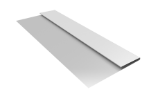 Планка стартовая Блок-Хаус новый Grand Line 0,45 Drap ТХ RAL 9003 сигнальный белый (2м)