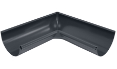 Угол желоба внутренний 90 гр 150 мм матовый RAL 7024