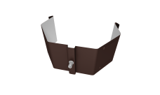 Крепление трубы для гофры на кирпич Vortex Lite PE RAL 8017 шоколад