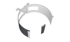 Крепление трубы круглой на дерево Vortex Project 146мм RAL 7024 мокрый асфальт