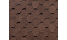 Черепица гибкая RoofShield Классик Стандарт коричневый топаз
