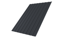 Профнастил С10A Grand Line 0,45 Drap-double TX RAL 7024 мокрый асфальт