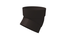 Колено трубы 45 град. ПВХ Grand Line коричневое (RR32)