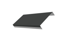 Ламель обратная 125 забора жалюзи Texas 0,5 Satin RAL 7016 антрацитово-серый