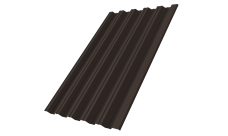 Профнастил НС35R Grand Line 0,5 PurPro Matt 275 RR 32 темно-коричневый