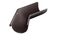 Угол желоба внешний Grand Line ПУ 135гр 125мм RAL 8017 шоколад