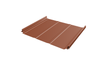 Кликфальц Pro Line Grand Line 0,45 Drap с пленкой на замках RAL 8004 терракота