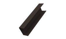 Крышка жалюзи Milan,Tokyo 0,45 PE-Double RR 32 темно-коричневый (2м)