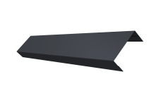 Ламель лицевая 50 забора жалюзи Texas Grand Line 0,5 Velur X RAL 7024 мокрый асфальт