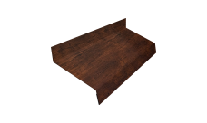 Отлив простой 70 0,45 Print-Double Premium Cherry Wood Dark F (2м)