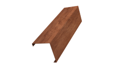 Декоративная накладка на столб универсальная угловая 60х60 для забора жалюзи 0,45 Print Premium Rowan Wood Intense FTC (2м)