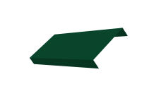 Ламель обратная 125 забора жалюзи Texas 0,45 PE-Double RAL 6005 зеленый мох