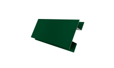 Планка H-образная Экобрус 0,45 Drap TR RAL 6005 зеленый мох (2м)