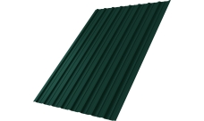 Профнастил С10A Grand Line 0,45 ПЭ двухсторонний RAL 6005 зеленый мох