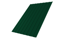 Профнастил С10A Grand Line 0,5 Satin Matt TX RAL 6005 зеленый мох