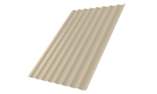 Профнастил С20B 0,5 Satin RAL 1015 светлая слоновая кость