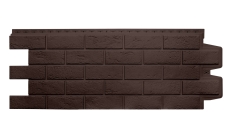 Фасадная панель Grand Line Состаренный кирпич Классика шоколадный