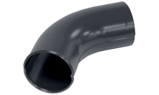 Колено стока 100мм матовый RAL 7024